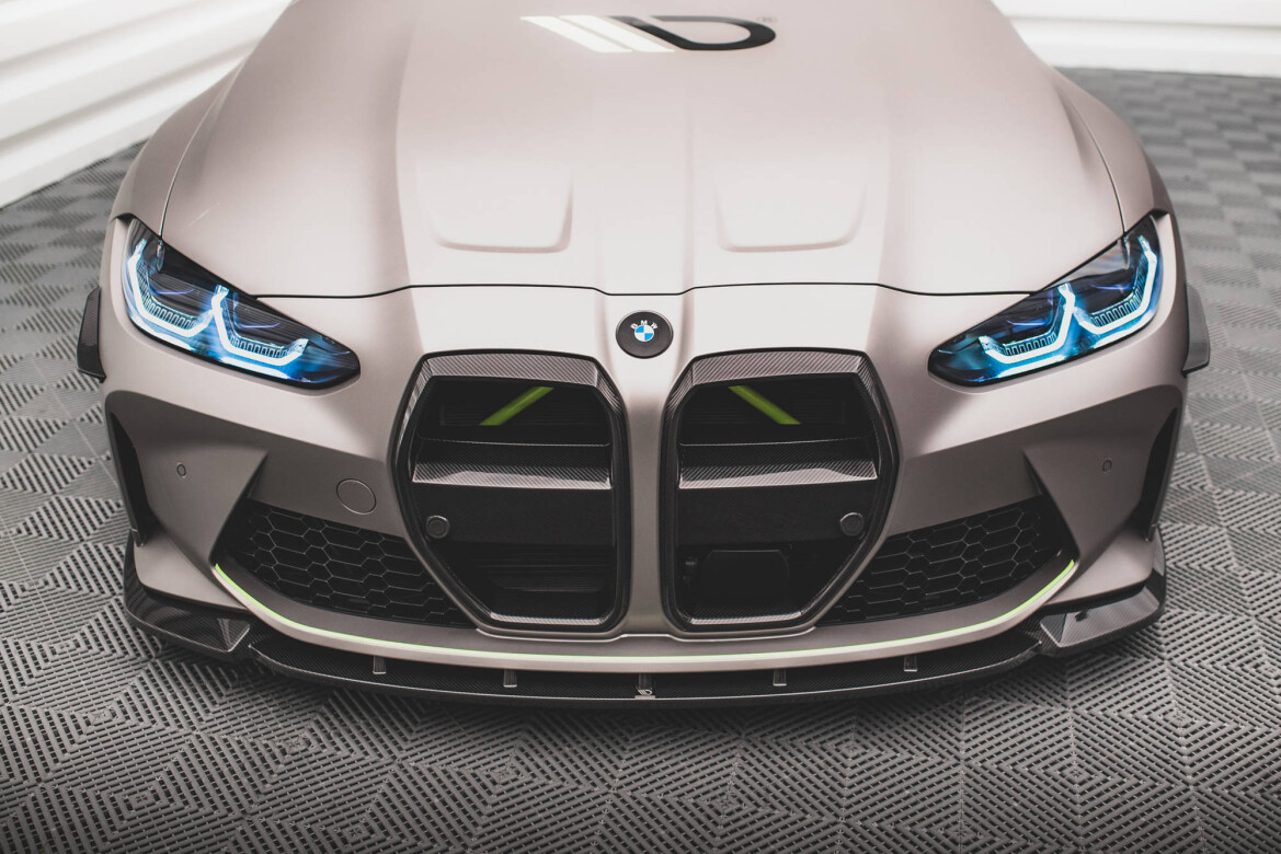 Carbon Stoßstangen Flaps Wings vorne Canards passend für BMW M4 G82 Competition