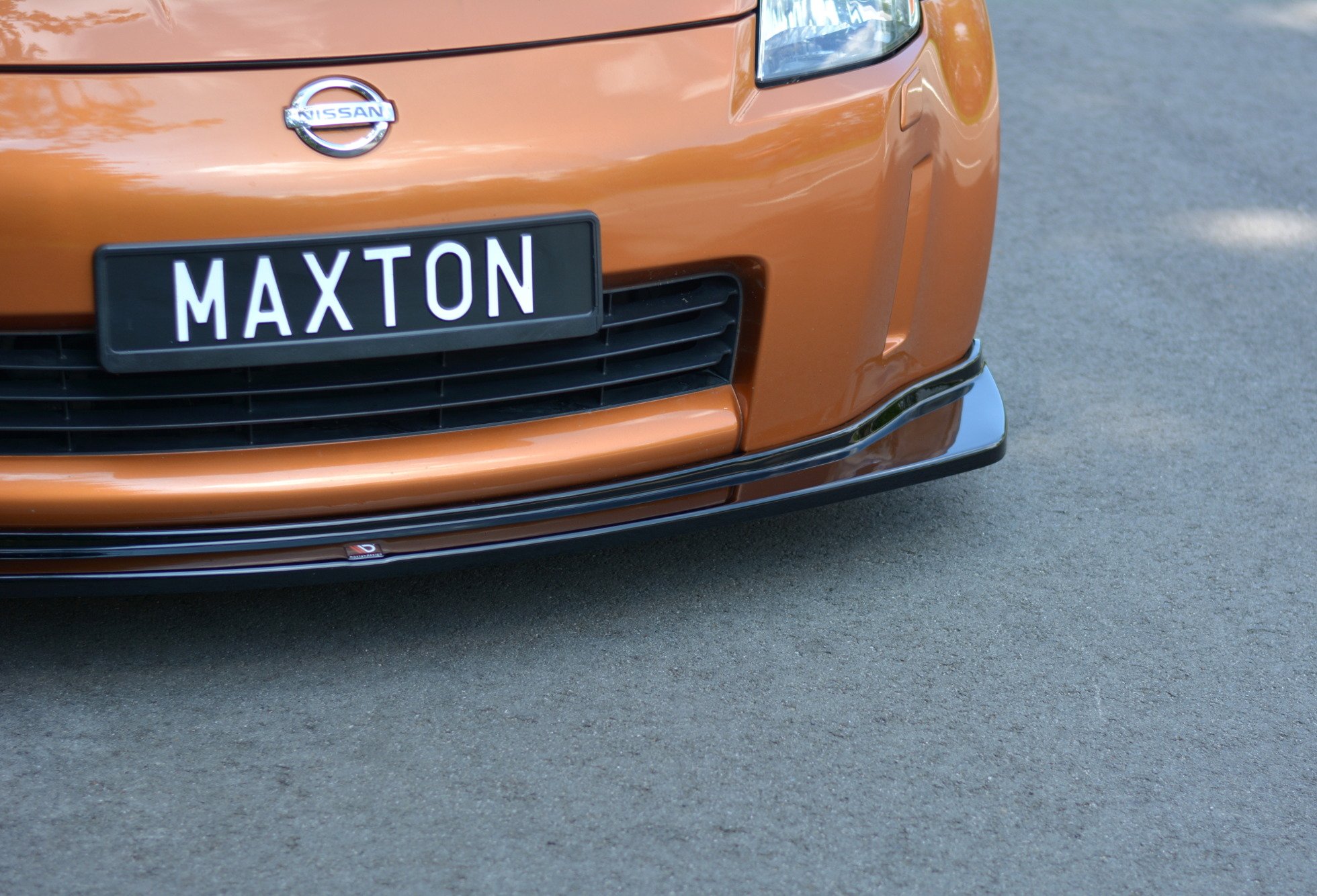 Front Ansatz für NISSAN 350Z schwarz Hochglanz