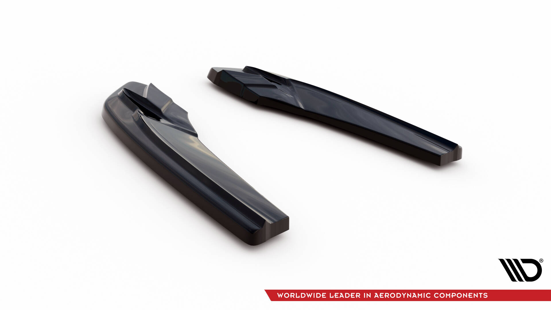 Heck Ansatz Flaps Diffusor für Audi A5 S-Line F5 Sportback schwarz Hochglanz