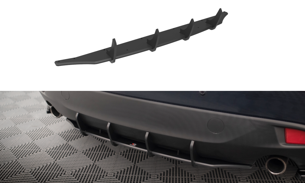 Street Pro Heckschürze Heck Ansatz Diffusor passend für Mazda 3 Mk3