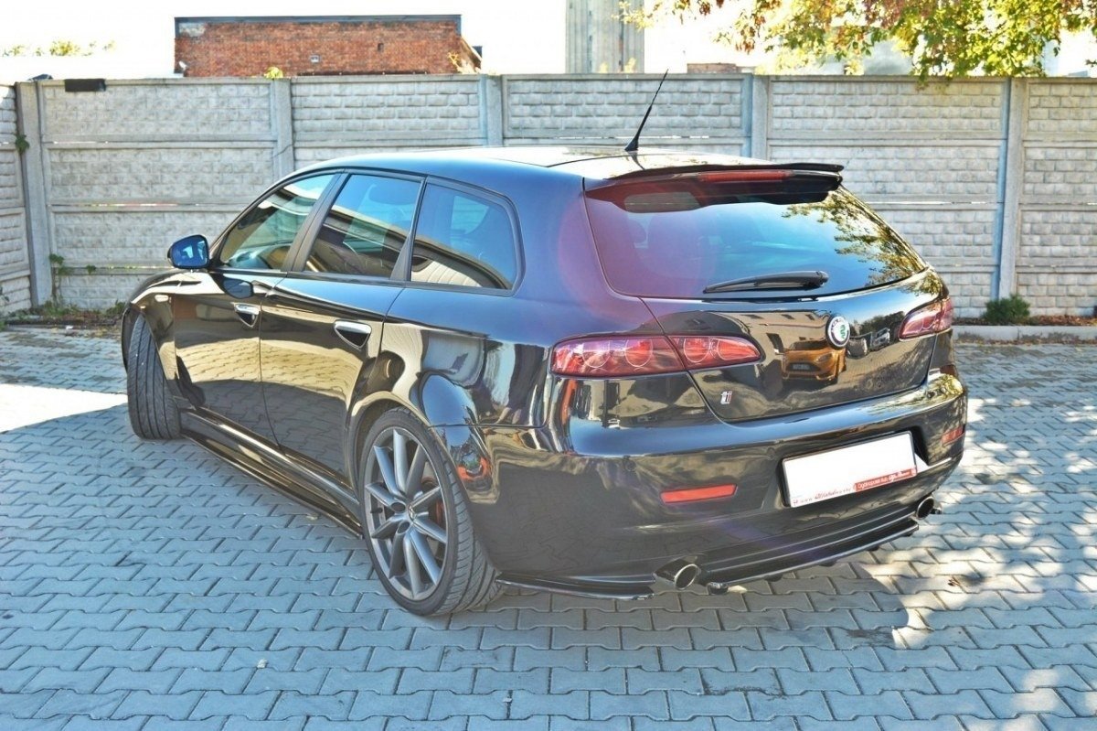 Heckansatz ALFA ROMEO 159 im DTM LOOK schwarz Hochglanz