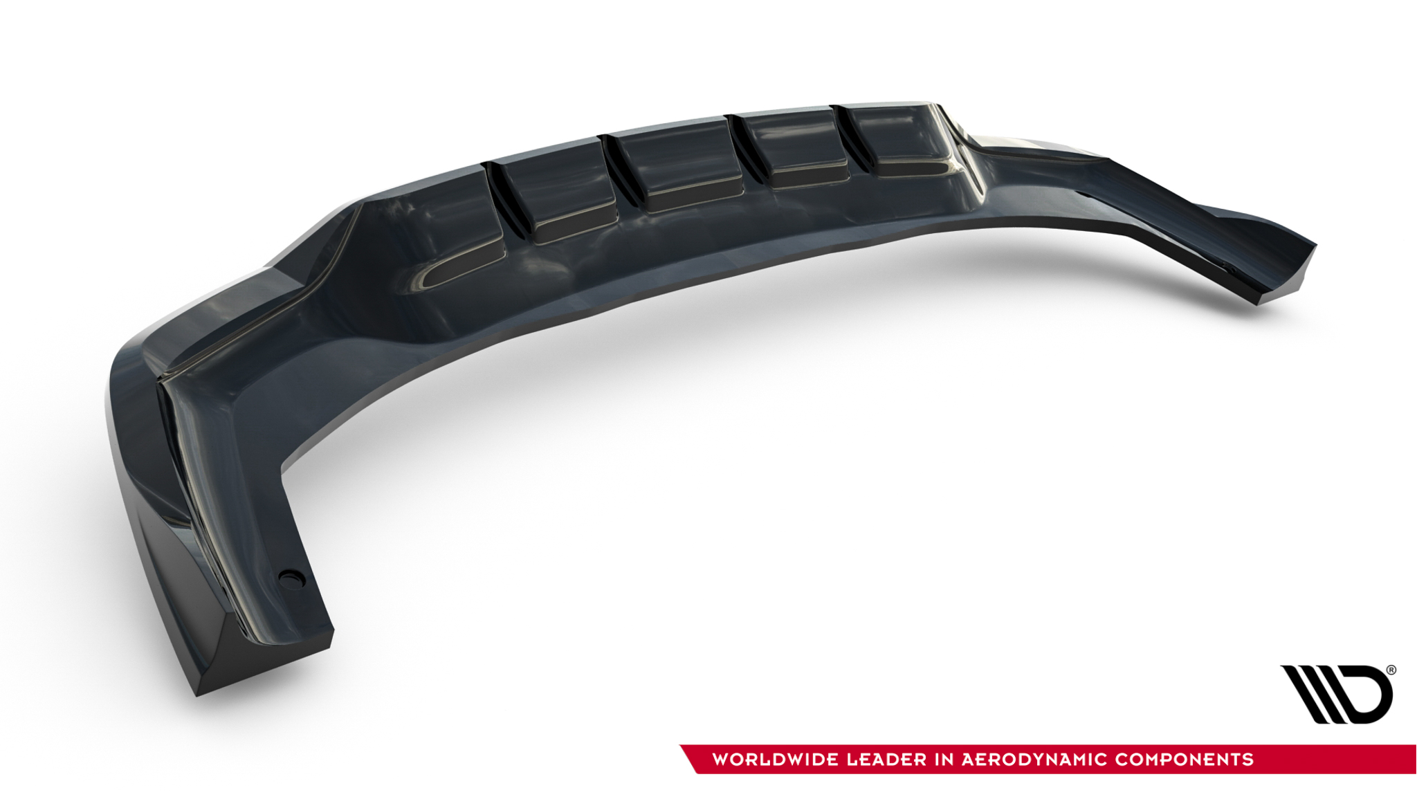 Diffusor Heckansatz passend für MG HS Mk1 FL schwarz Hochglanz