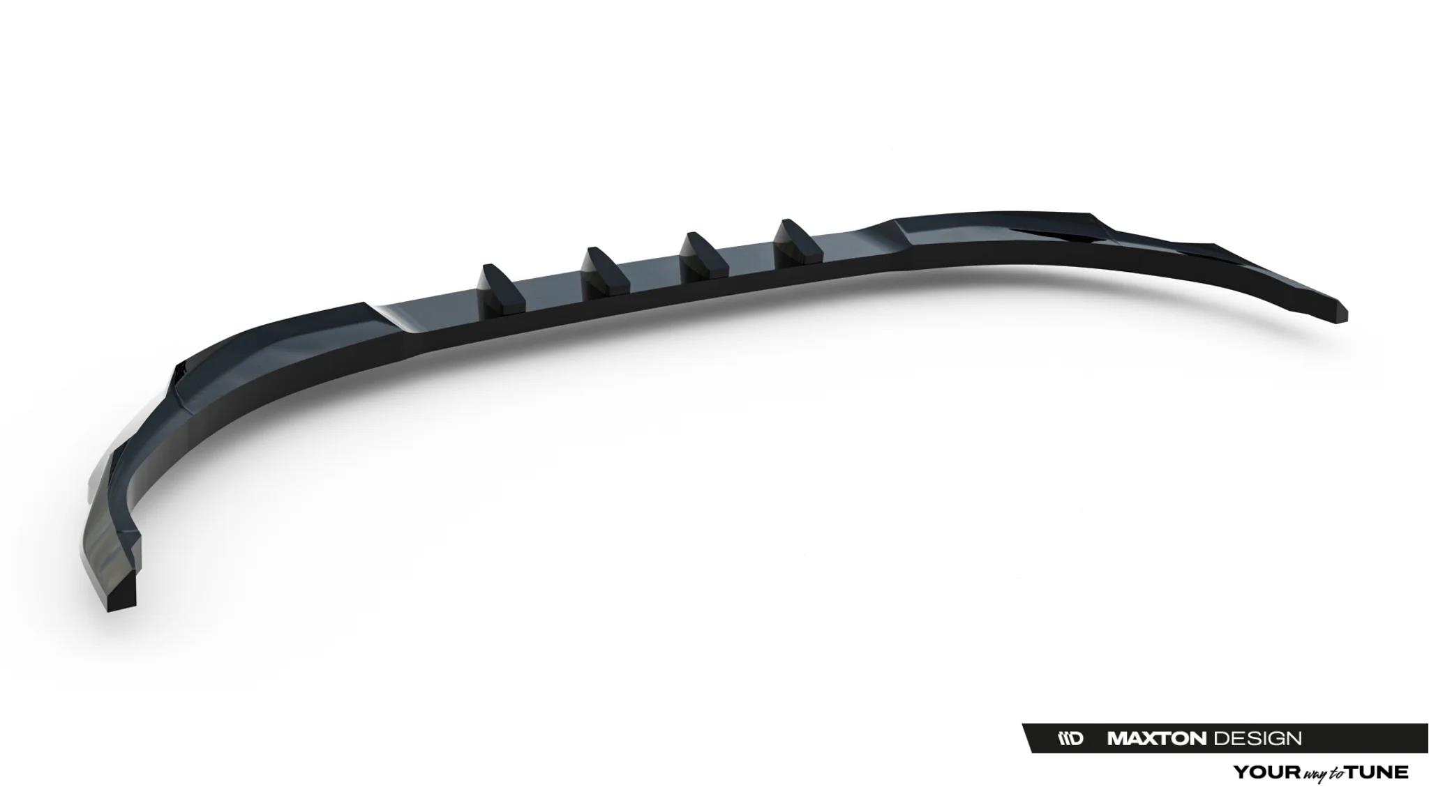 Street+ Spoilerlippe Front Ansatz passend für Skoda Elroq RS Mk1 schwarz Hochglanz