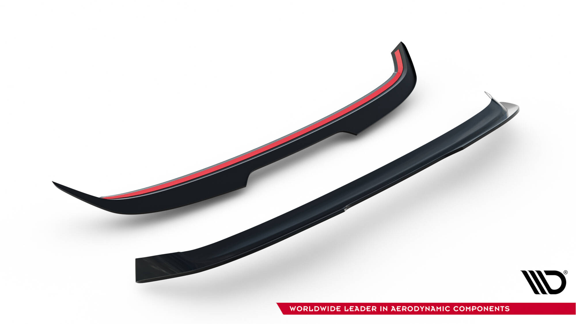 Spoiler CAP V.2 für VW Golf R / R-Line / GTI / GTD Mk7 / Mk7 Facelift schwarz Hochglanz