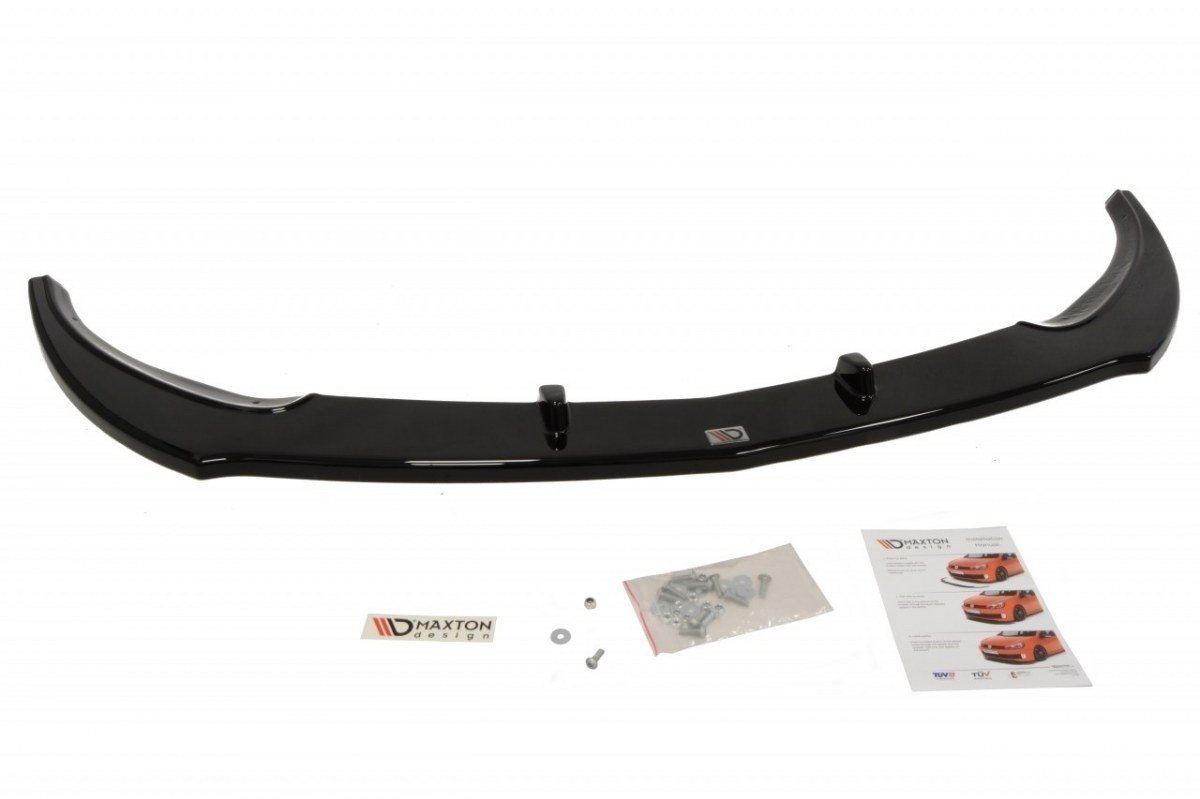 Street+ Spoilerlippe Front Ansatz passend für Opel Astra GTC schwarz Hochglanz