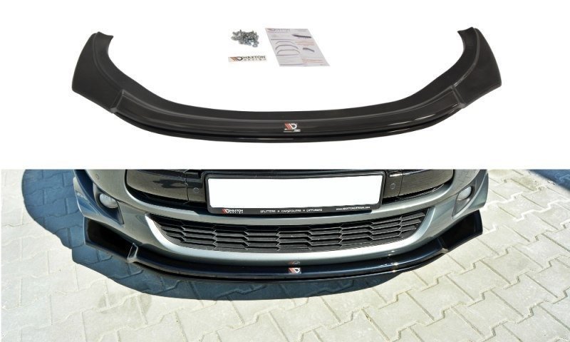 Street+ Spoilerlippe Front Ansatz V.3 passend für Citroen DS5 schwarz Hochglanz