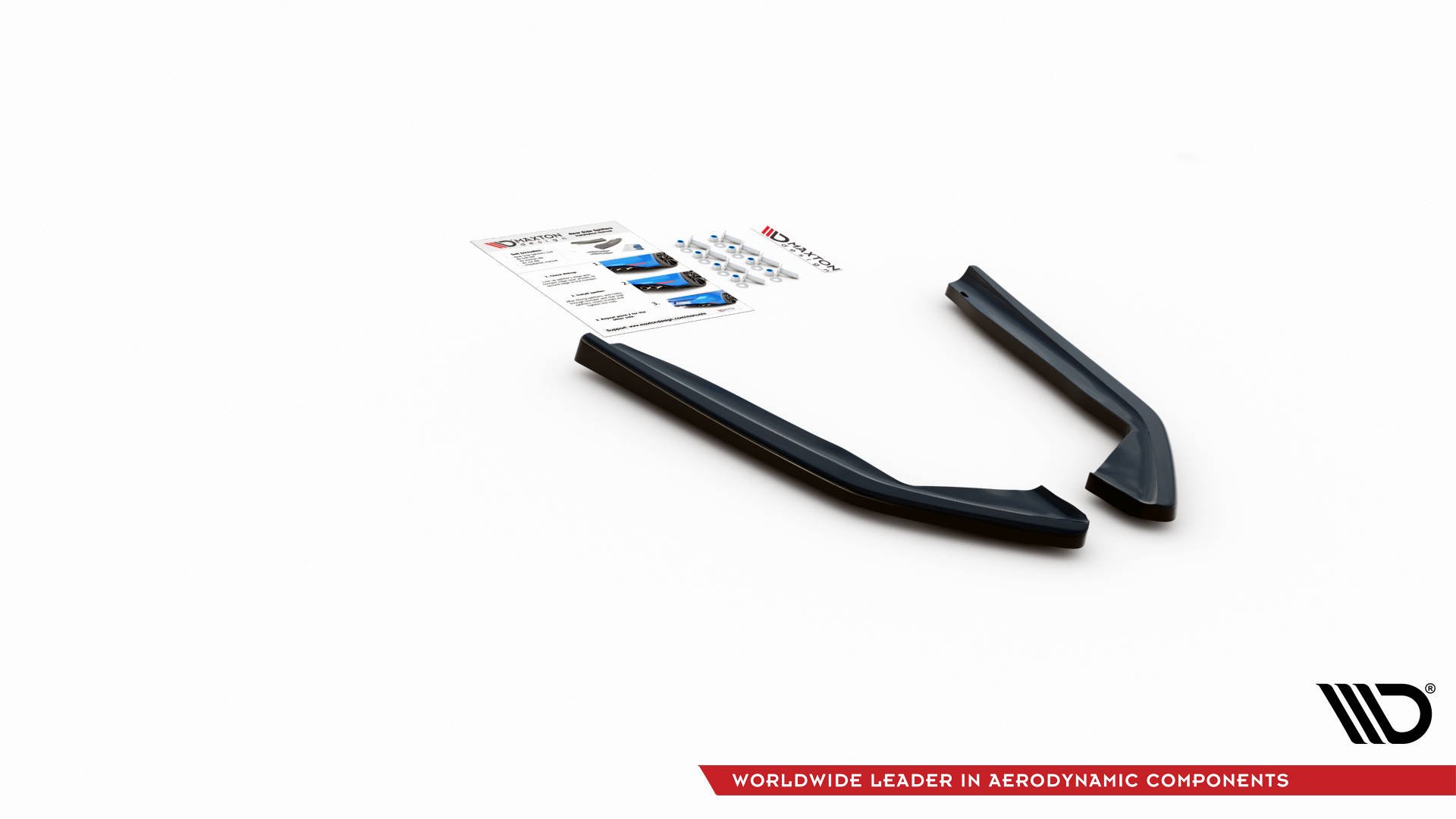 Street+ Heck Ansatz Flaps V.2 passend für Honda Accord Mk7 Type-S schwarz Hochglanz