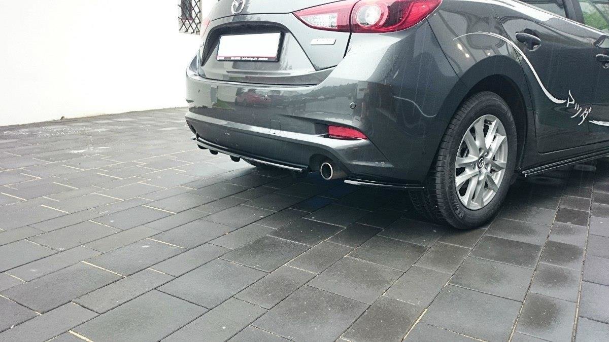 Heckansatz Mazda 3 BN Mk3 Facelift DTM LOOK schwarz Hochglanz