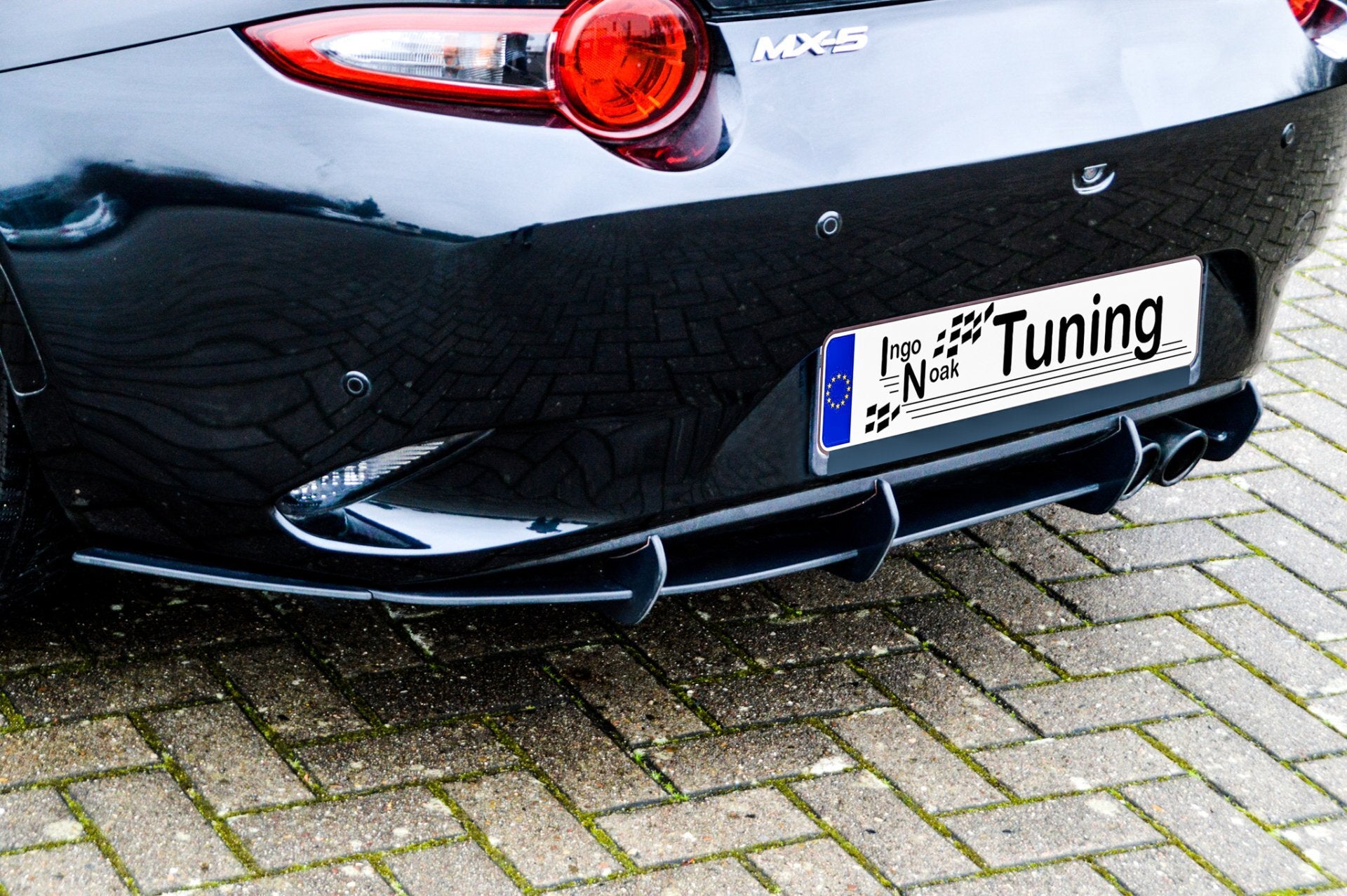 Gefräster Heckansatz mit Seitenflaps aus ABS für Mazda MX-5 ND-RF ab Bj.2015-