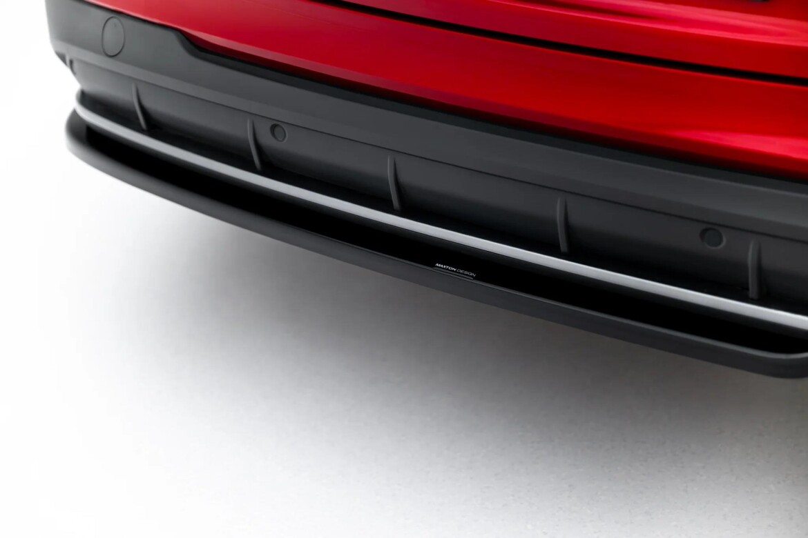 Diffusor Flaps V.2 passend für Hyundai I30 N-Line Wagon Mk3 Facelift schwarz Hochglanz + Flaps matt