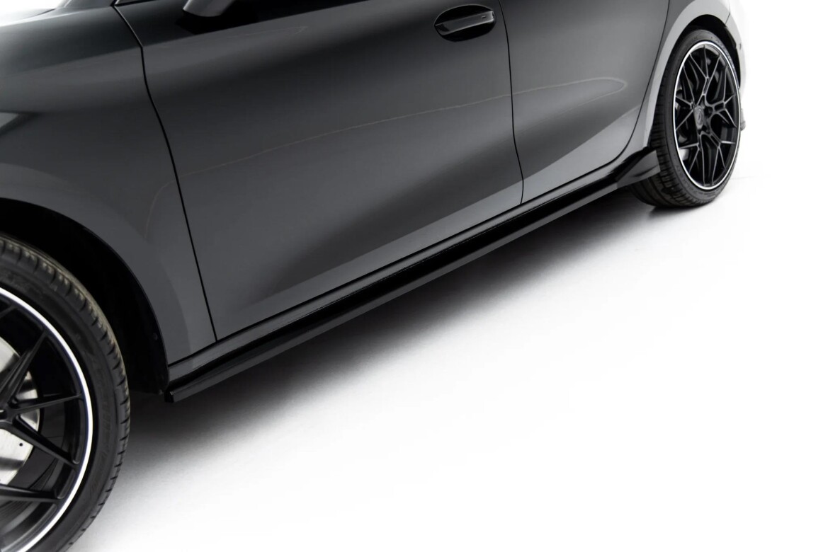 Seitenschweller Ansatz (Paar) V.1 passend für Cupra Leon ST / Hatchback Mk1 Facelift schwarz Hochglanz