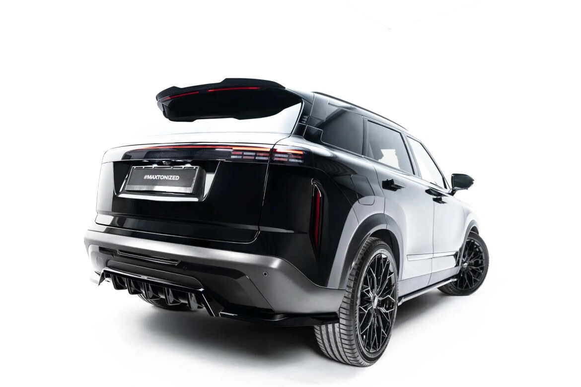 Diffusor RACE passend für Jaecoo 7 Hybrid Mk1 schwarz Hochglanz