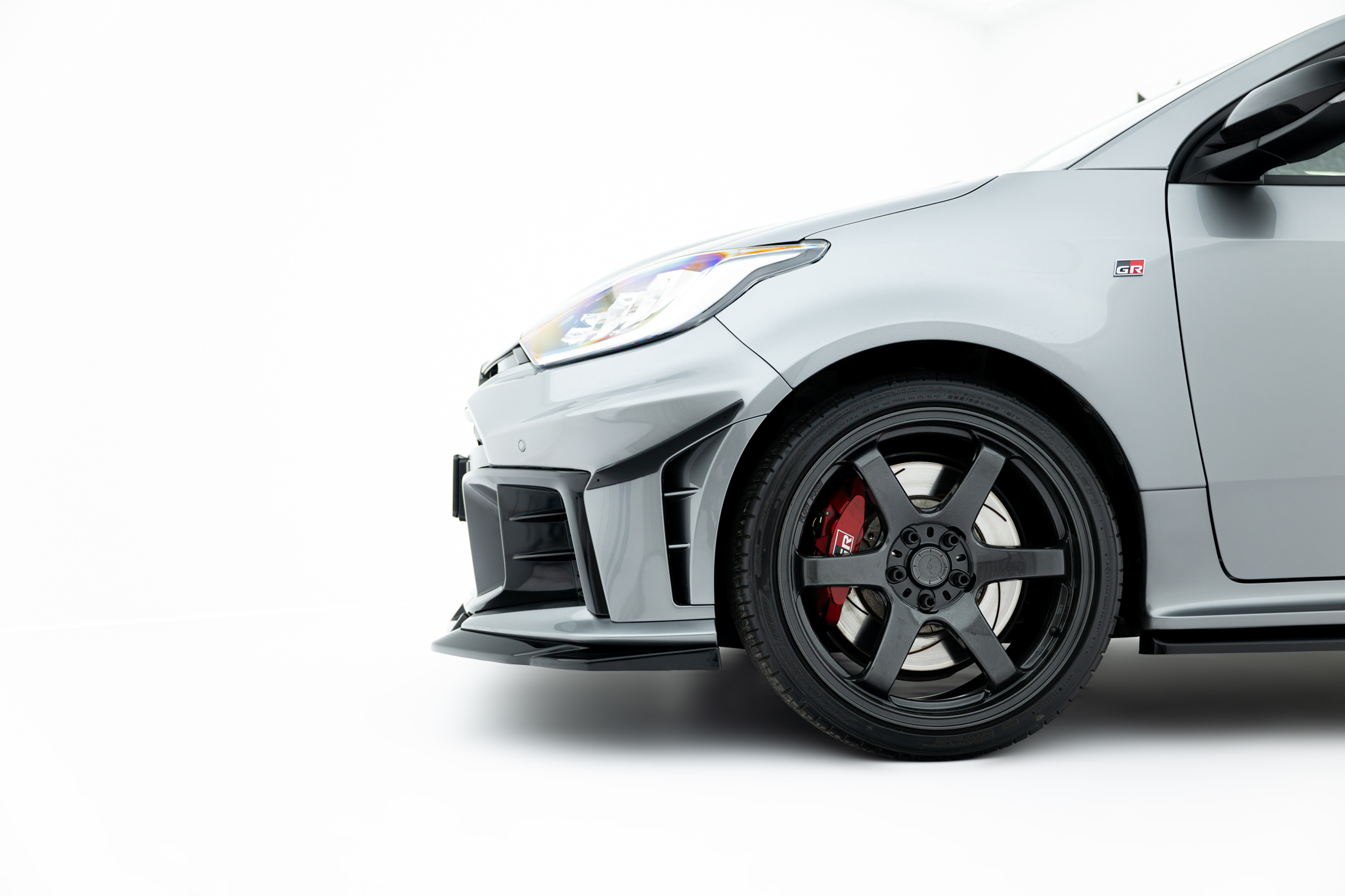 Stoßstangen Flaps Wings vorne Canards passend für Toyota GR Yaris Mk4 Facelift