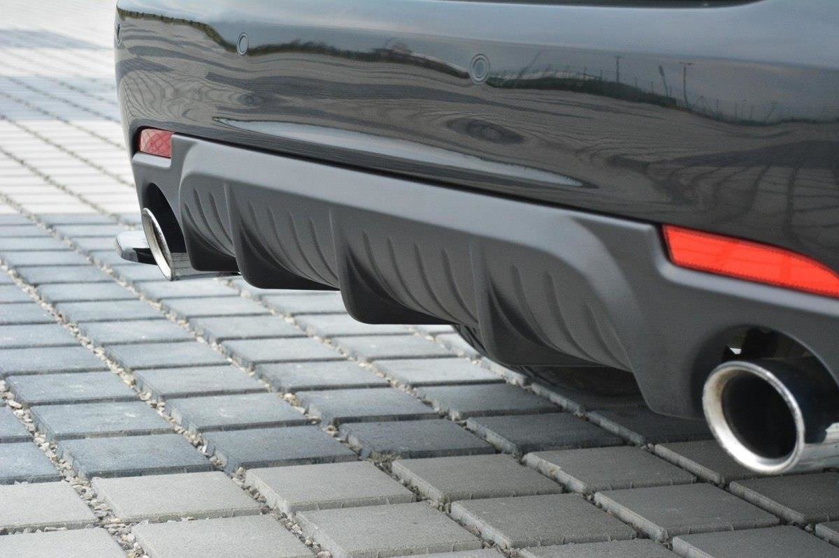 Heckansatz Diffusor passend für Saab 9-3 Aero Mk2 FL schwarz Hochglanz