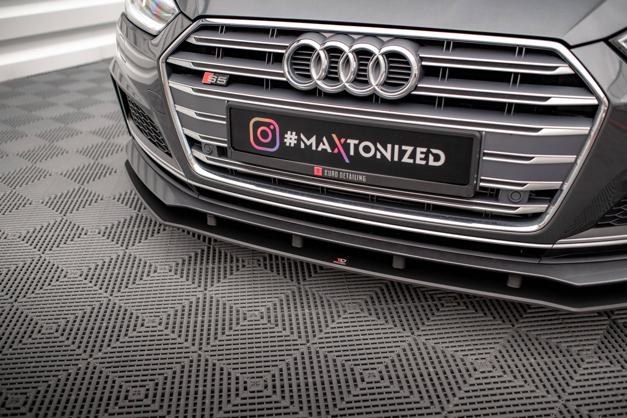Street Pro Spoilerlippe Front Ansatz passend für Audi A5 S-Line / S5 Coupe / Sportback F5
