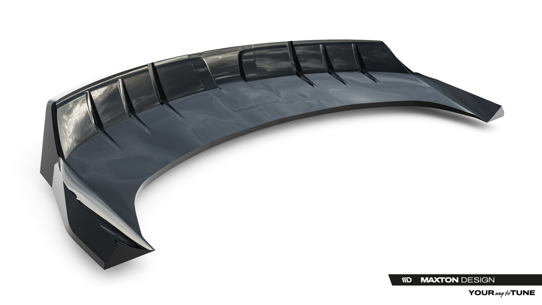 Diffusor Heckansatz passend für BYD Sealion 7 Mk1 schwarz Hochglanz