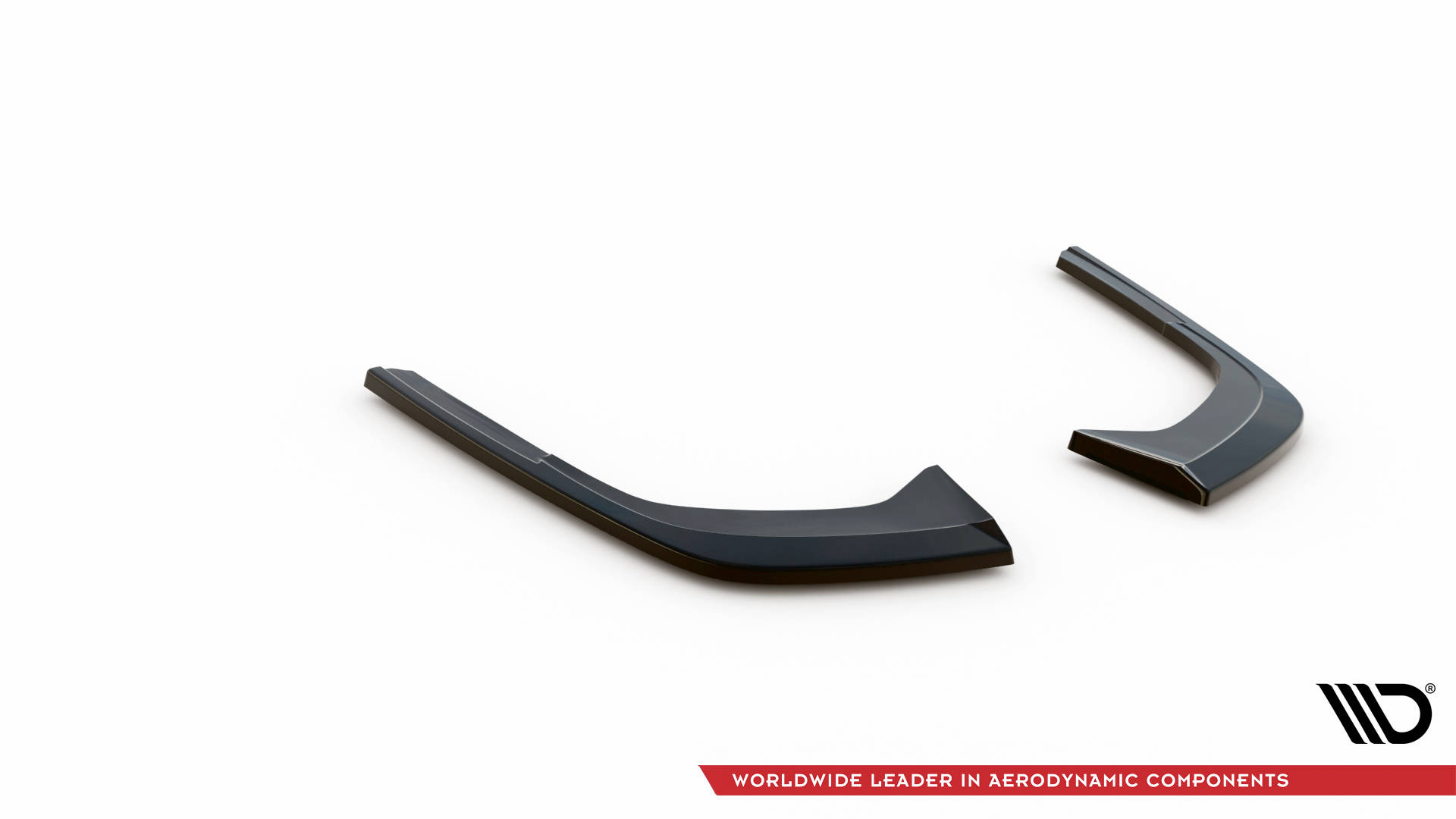 Street+ Heck Ansatz Flaps passend für Audi A4 B9 FL schwarz Hochglanz