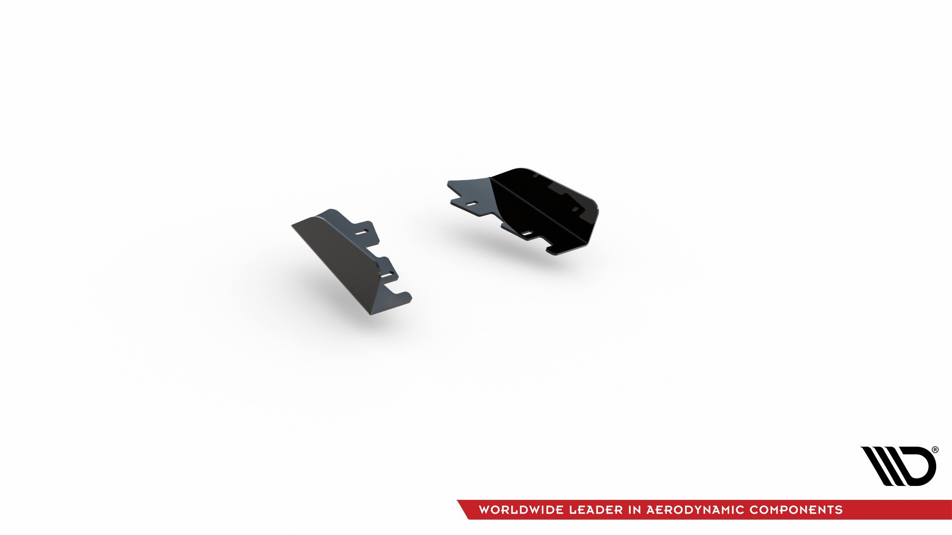 Hintere Seiten Flaps für Ford Focus ST Mk4 schwarz Hochglanz