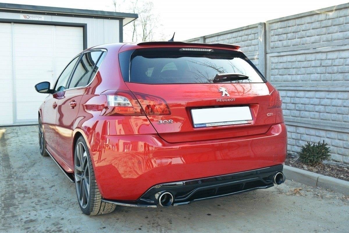 Heckansatz PEUGEOT 308 II GTI schwarz Hochglanz