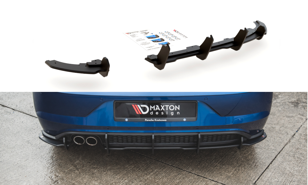 Street Pro Heck Ansatz Diffusor passend für VW Polo GTI Mk6