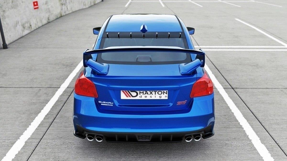 Heckscheiben Spoiler passend für Subaru WRX STI schwarz Hochglanz