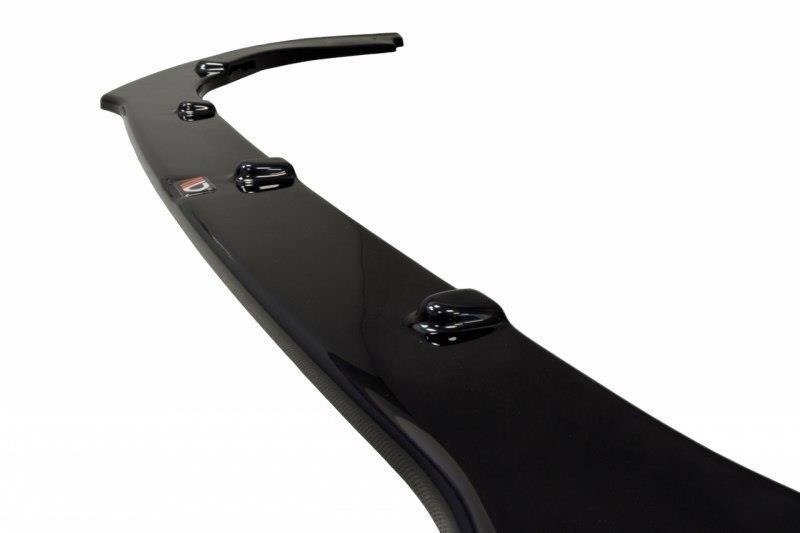 Street+ Spoilerlippe Front Ansatz V.2 passend für Peugeot RCZ Mk1 schwarz Hochglanz