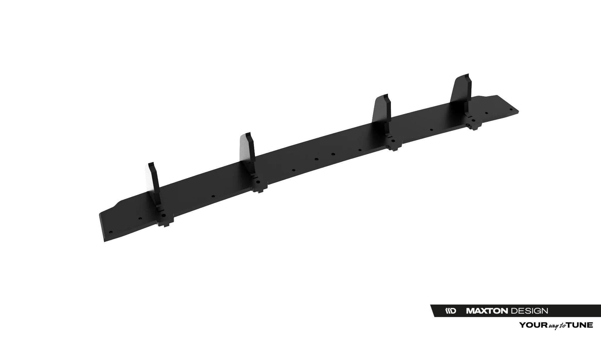 Heckansatz Diffusor passend für Toyota GR Yaris Mk4 Facelift roter Kern
