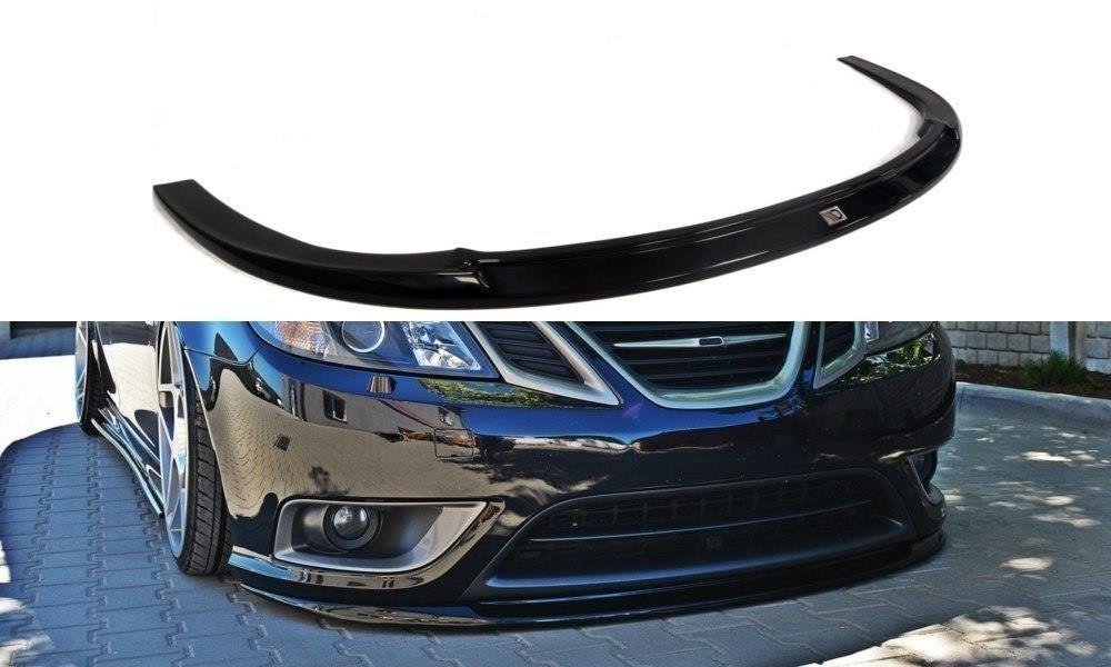 Frontlippe passend für SAAB 9-3 TURBO X schwarz Hochglanz