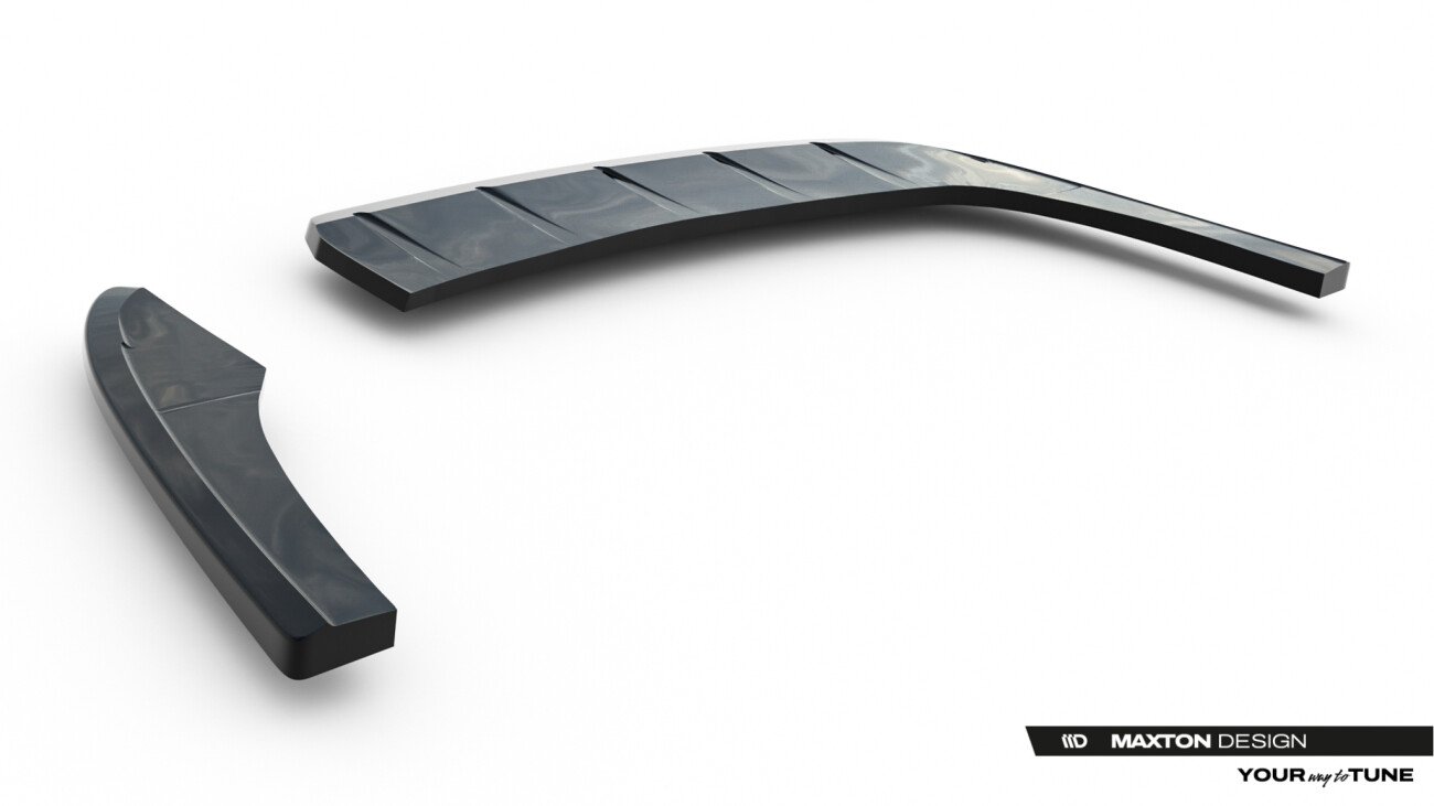 Diffusor Flaps V.1 passend für Hyundai I30 N-Line Wagon Mk3 Facelift schwarz Hochglanz