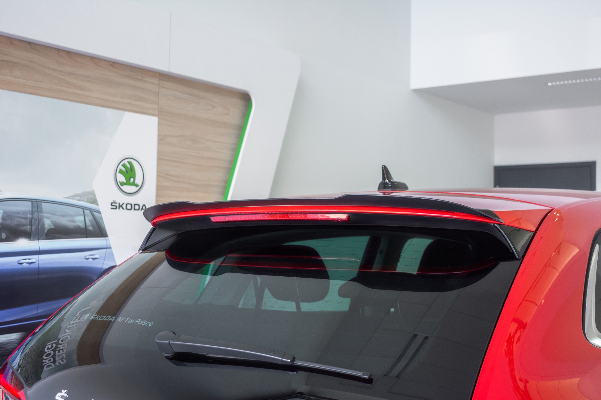 Spoiler CAP für Skoda Scala Image Scala schwarz Hochglanz