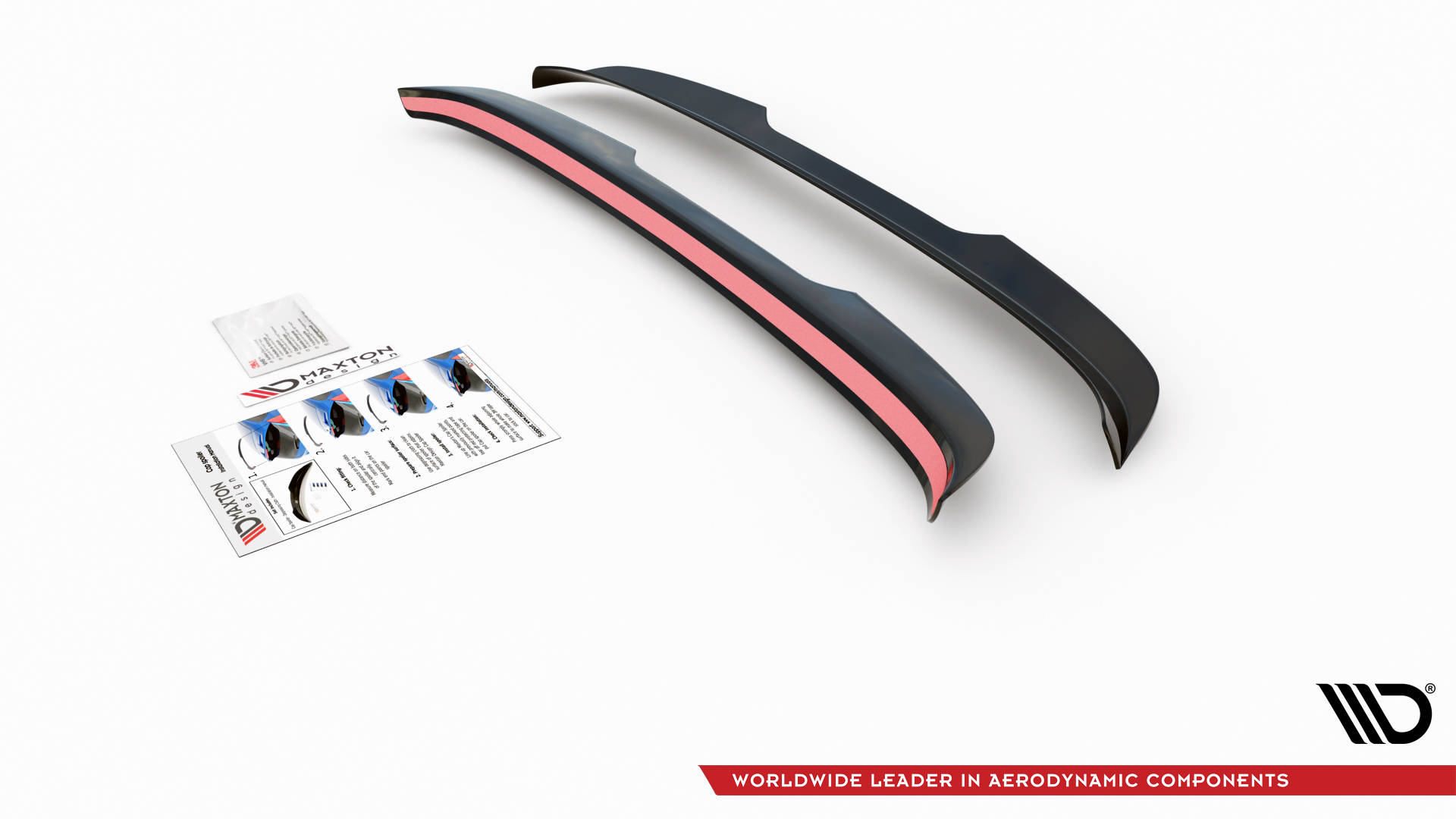 Heck Spoiler Aufsatz Abrisskante passend für VW Tiguan R / R-Line Mk2 FL schwarz Hochglanz