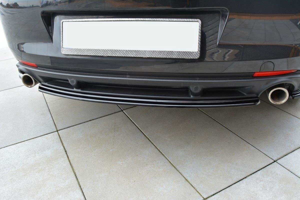 Heck Ansatz Flaps Diffusor für Renault Laguna mk 3 Coupe schwarz Hochglanz