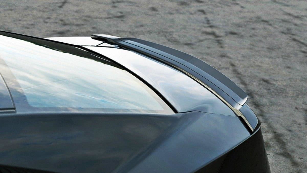 Spoiler CAP für Chevrolet Camaro SS Mk5 schwarz Hochglanz