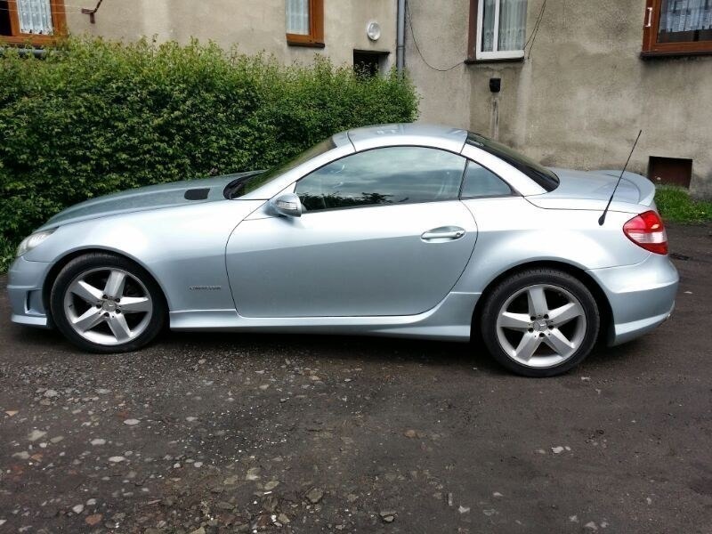 Seitenschweller passend für passend für MERCEDES SLK R171 SLK R172 AMG LOOK ABS Kunststoff