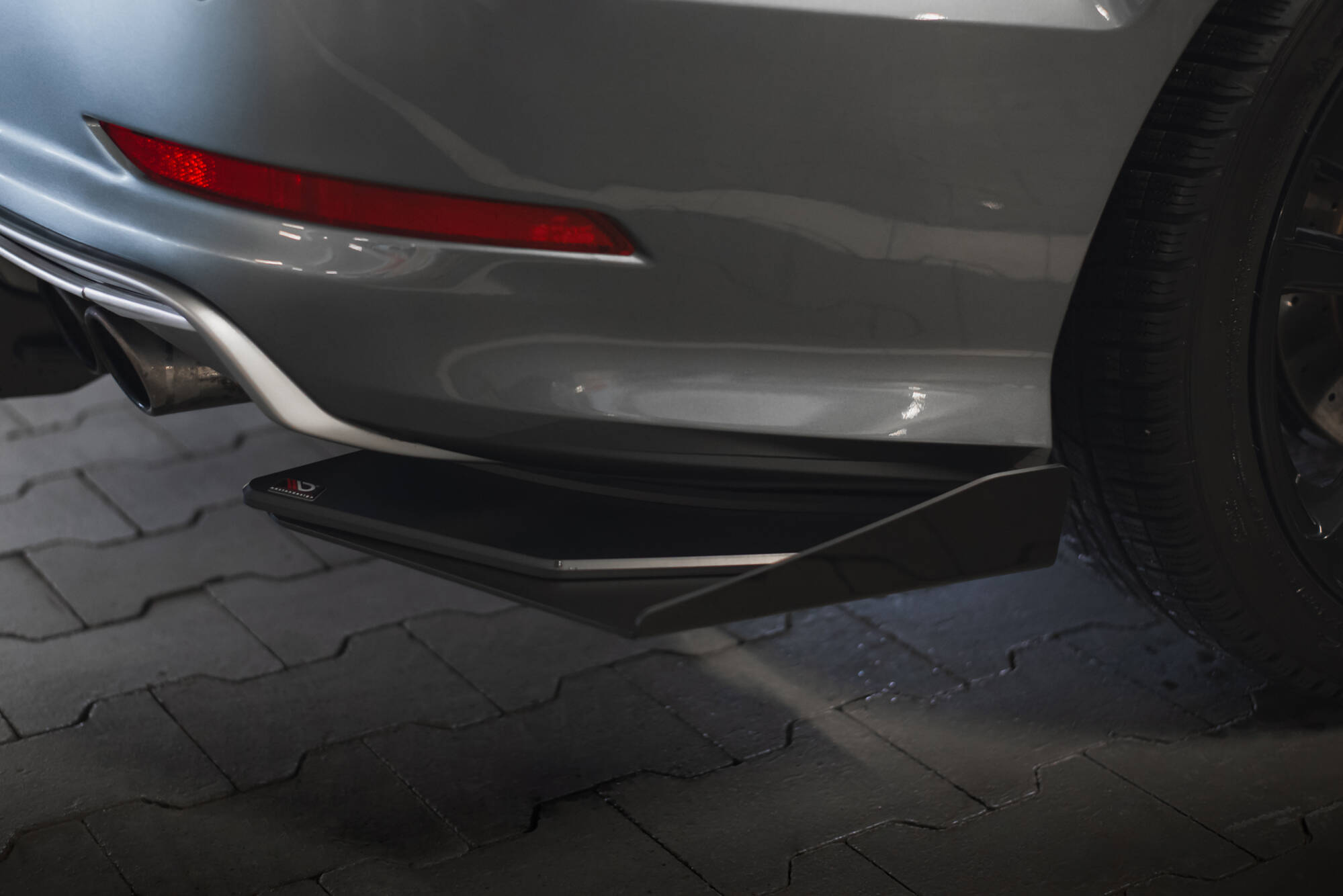 Street Pro Heck Ansatz Flaps passend für Audi S3 Limousine 8V schwarz Hochglanz