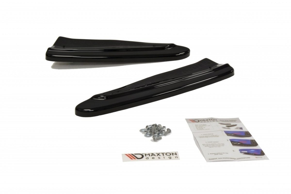 Heck Ansatz Flaps Diffusor für CHEVROLET CAMARO V SS - EU, US VERSION vor Facelift Carbon Look