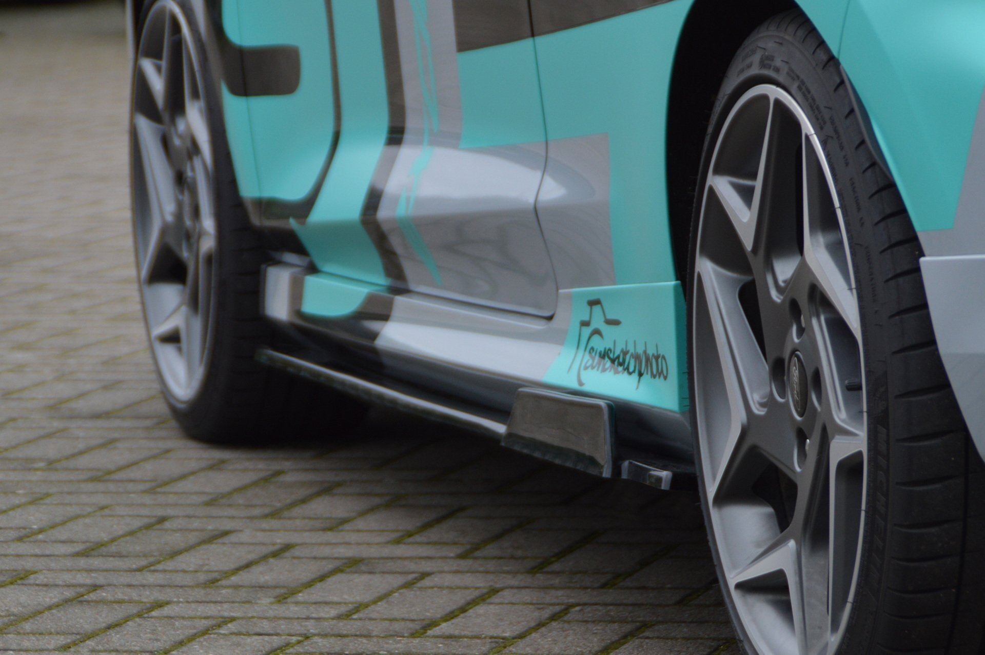 Seitenschweller im Cup5 Look für Suzuki Swift SportRZ/AZ Schwarz Matt