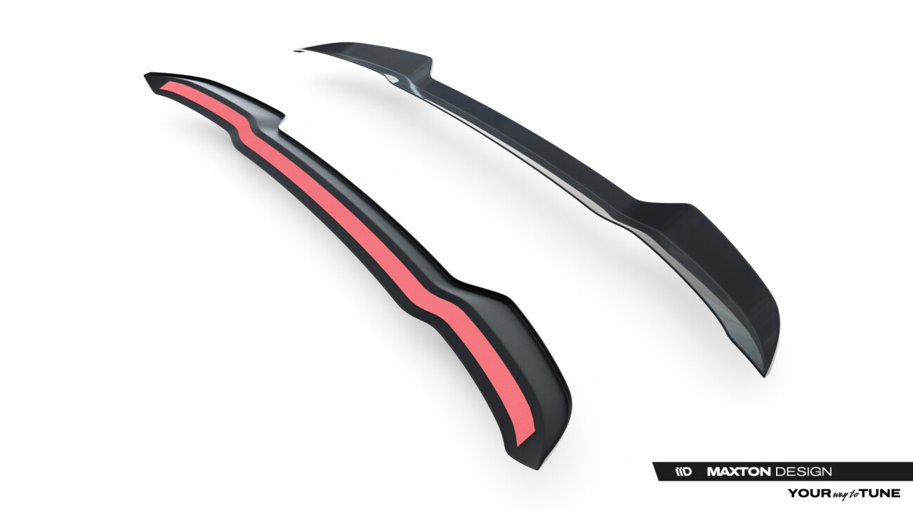 Oberer Heckspoiler Lippe passend für Audi SQ5 / Q5 S-Line Sportback Mk3 schwarz Hochglanz