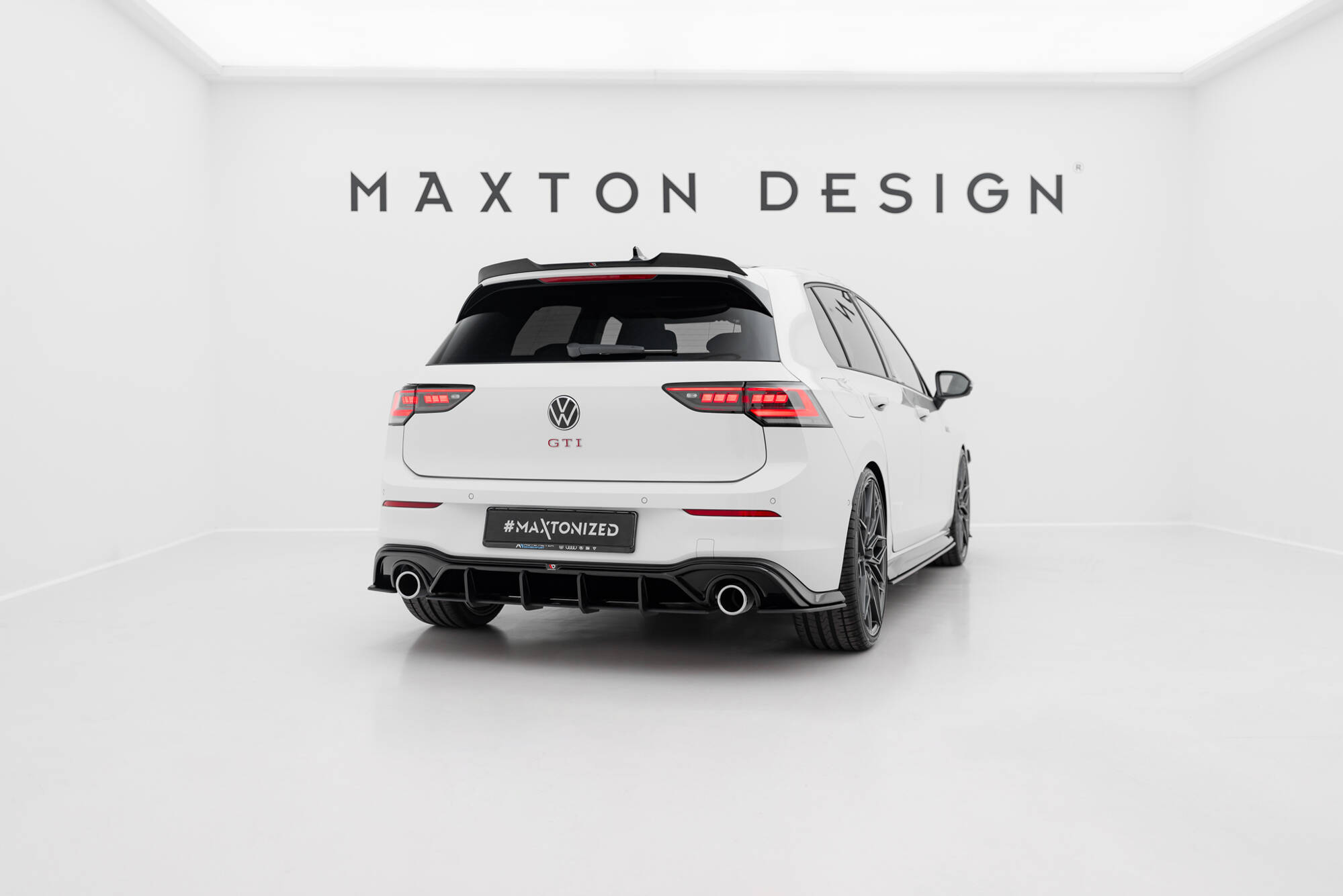 Street Pro Heckschürze Heck Ansatz Diffusor V.5 passend für VW Golf GTI Mk8