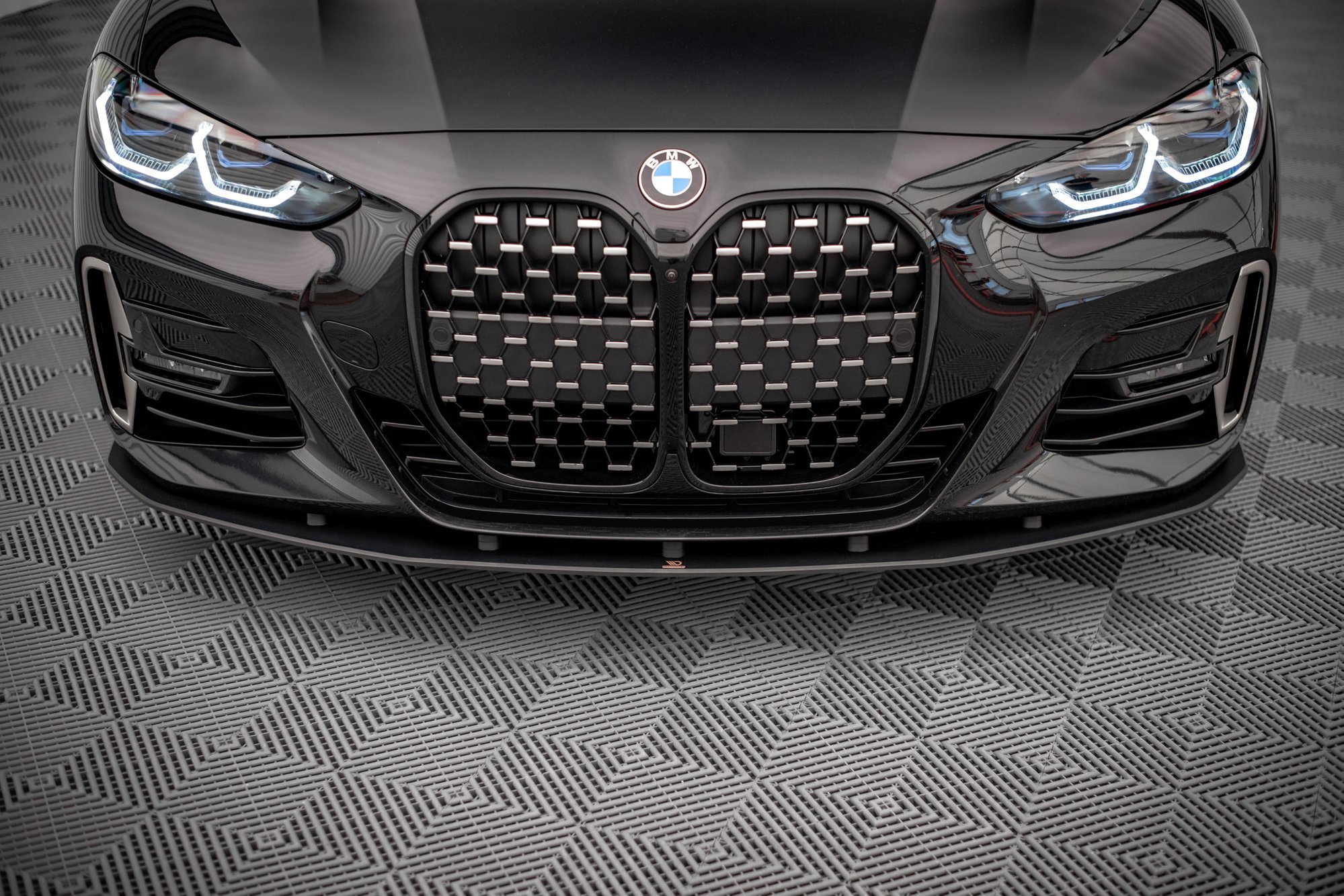 Street Pro Spoilerlippe Front Ansatz passend für BMW 4er M-Paket / M440i G22 / G23 / G22 FL / G23 FL