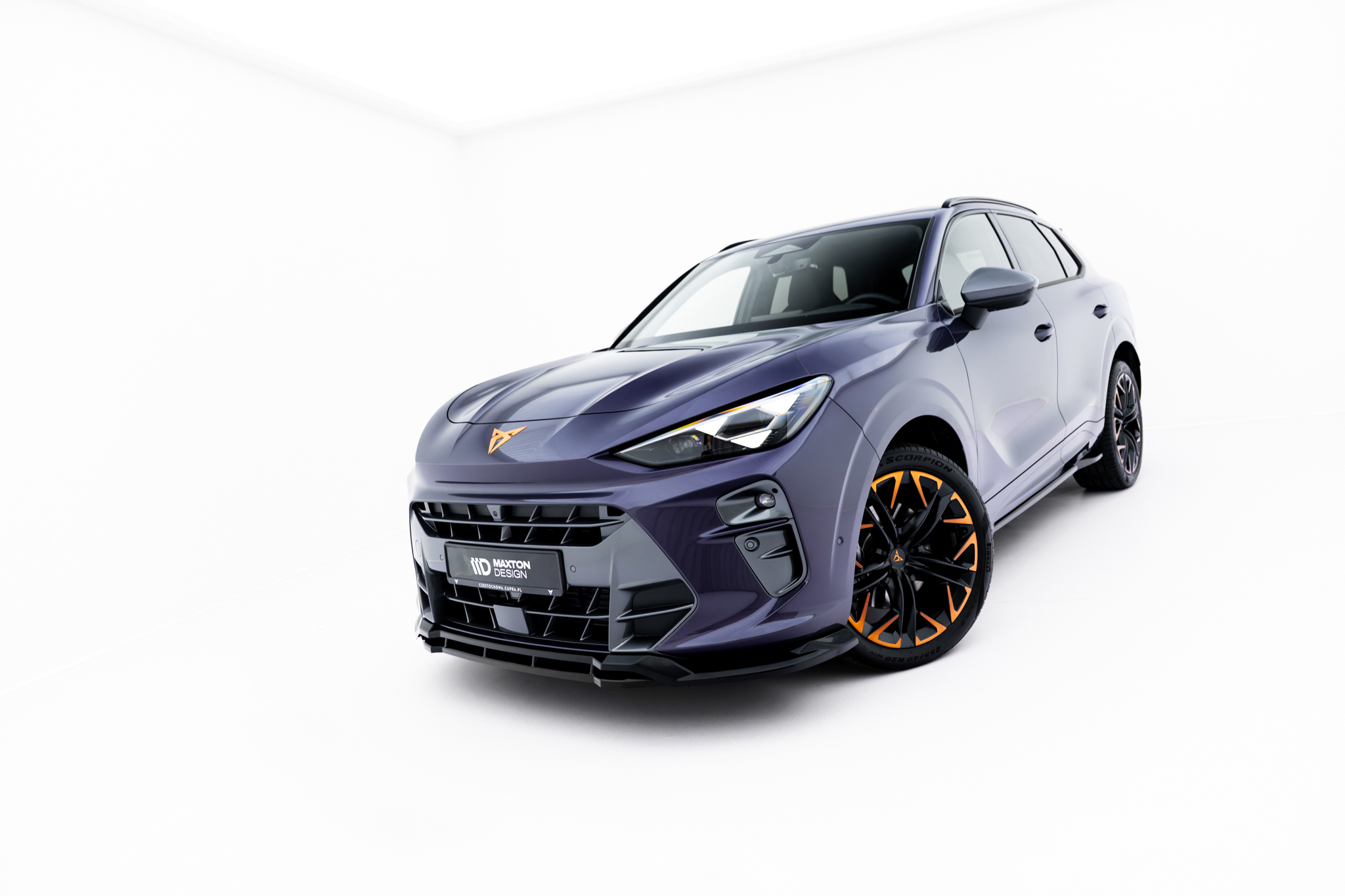 Frontlippe V.2 passend für CUPRA Terramar Mk1 schwarz Hochglanz