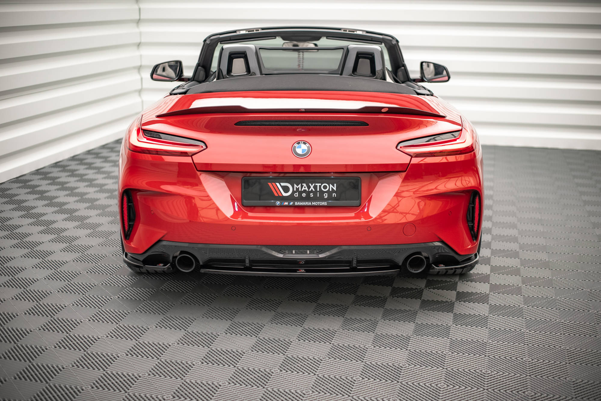 Street+ Heck Ansatz Flaps passend für BMW Z4 M-Paket G29 schwarz Hochglanz