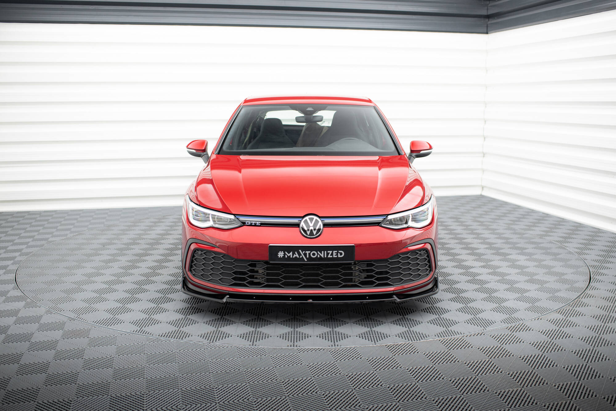 Street+ Spoilerlippe Front Ansatz V.3 + Flaps passend für VW Golf GTI / GTE / GTD / R-Line Mk8