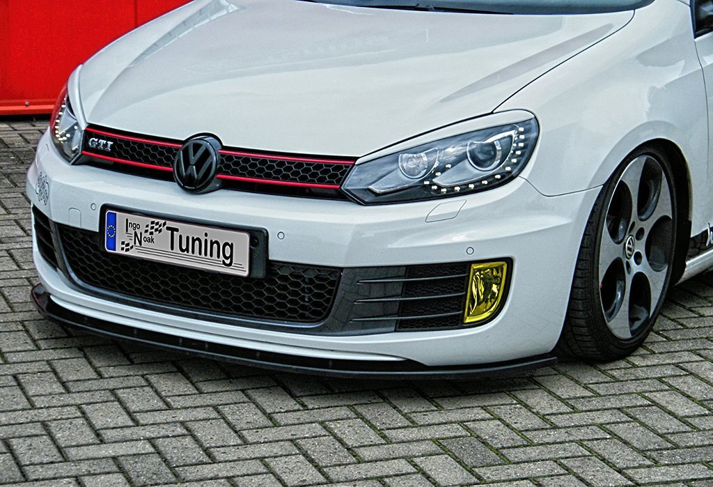 CUP Frontspoilerlippe für VW Golf 6 GTI+GTD 1K Carbon Optik