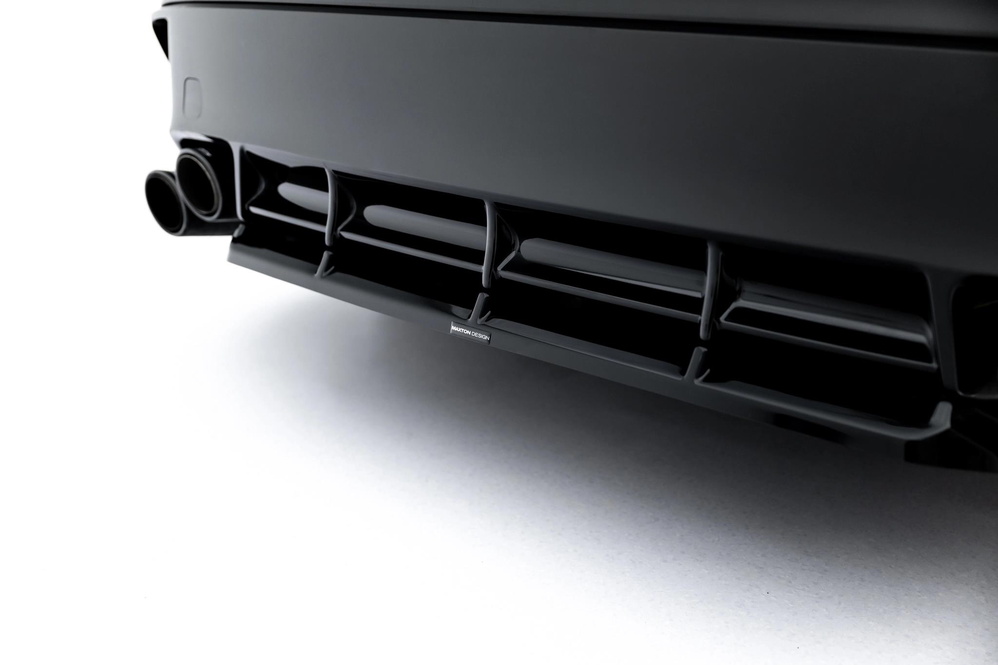 Diffusor Heckansatz passend für Lexus IS 500 Mk3 Facelift 2 XE30 schwarz Hochglanz