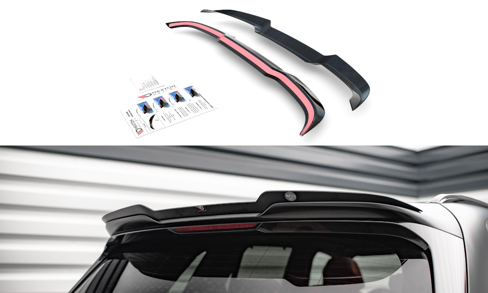 Heck Spoiler Aufsatz Abrisskante passend für BMW X5M F95 / F95 FL schwarz Hochglanz