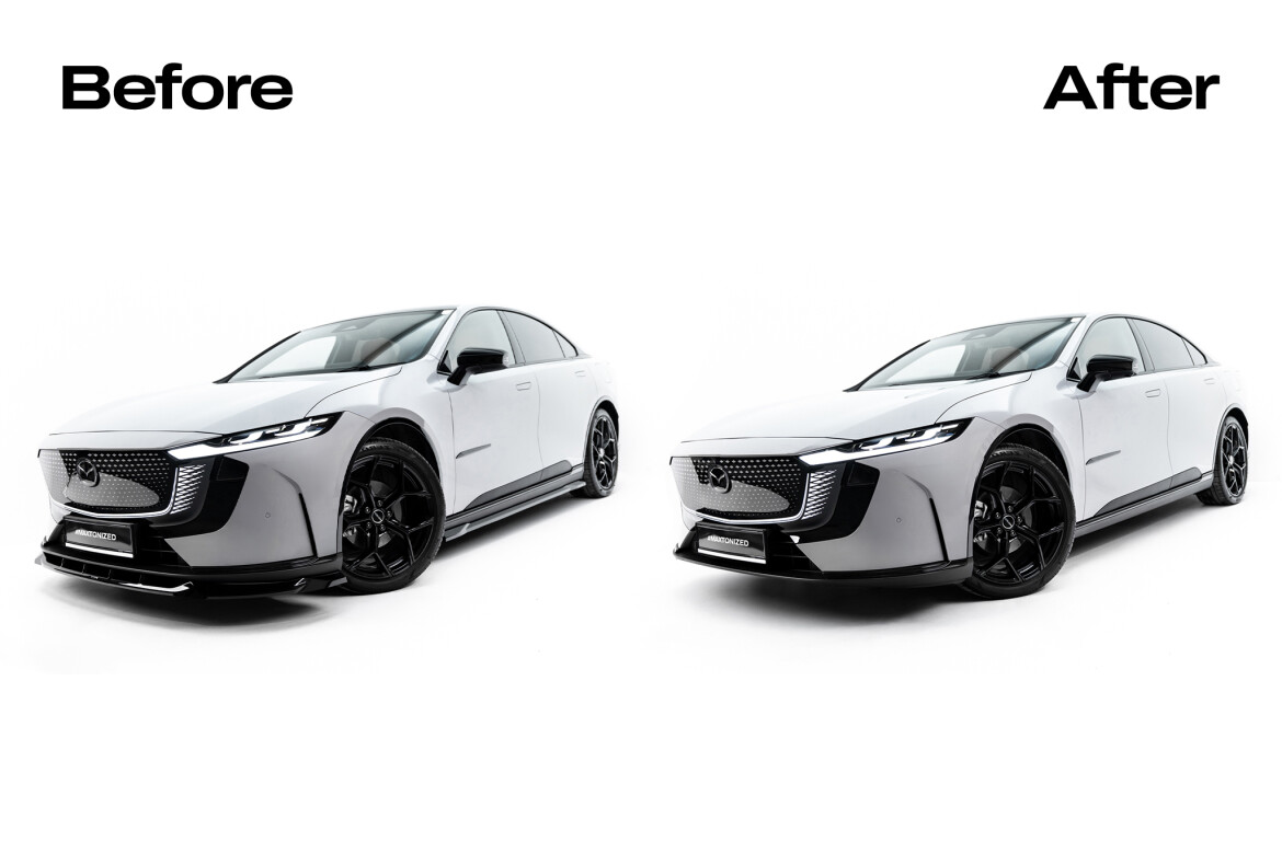 Seitenschweller Ansatz (Paar) passend für Mazda 6e Mk1 schwarz Hochglanz