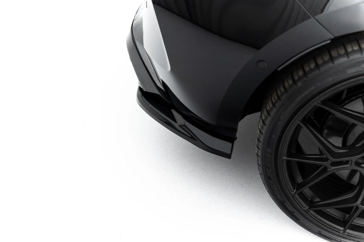 Diffusor Flaps V.2 passend für Cupra Leon Hatchback Mk1 Facelift schwarz Hochglanz