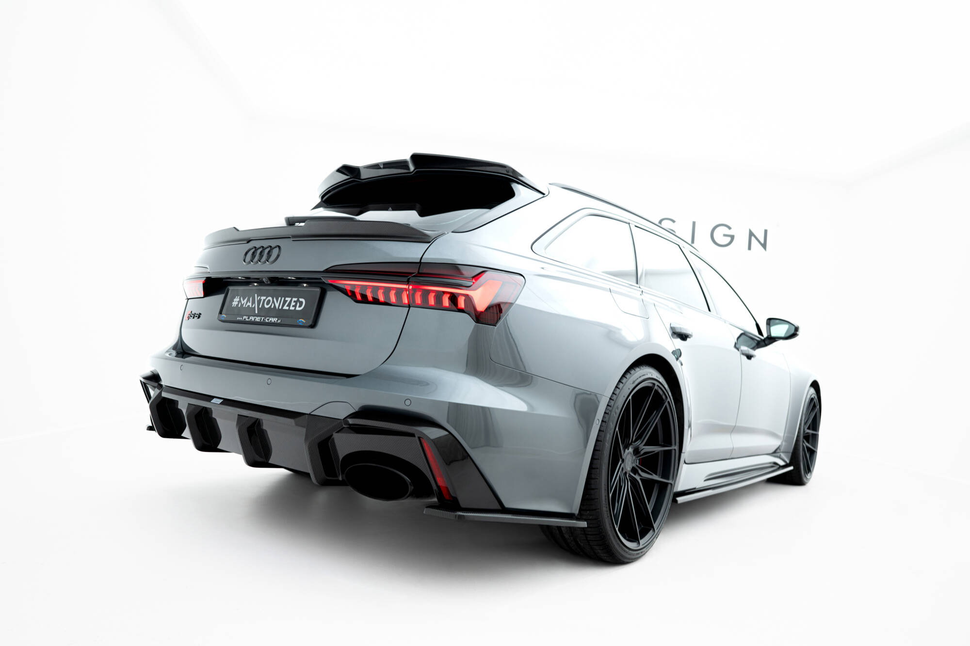 Carbon Fiber Heckklappenspoiler Oberer passend für Audi RS6 C8 / C8 FL