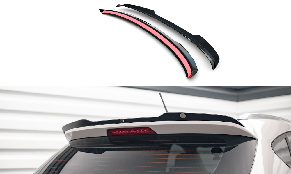 Heck Spoiler Aufsatz Abrisskante passend für Hyundai ix35 Mk1 schwarz Hochglanz